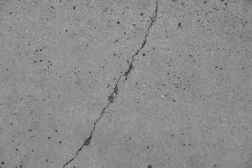  Crack on a concrete surface in Los Angeles for interior design.