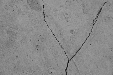 Obraz premium Crack on a concrete surface in Los Angeles for interior design.