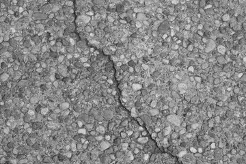  Crack on a concrete surface in Los Angeles for interior design.