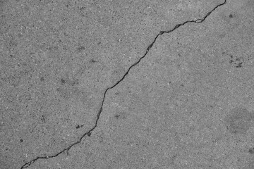 Obraz premium Crack on a concrete surface in Los Angeles for interior design.