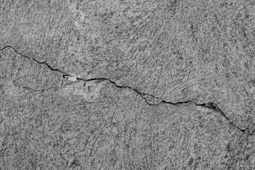 Crack on a concrete surface in Los Angeles for interior design.