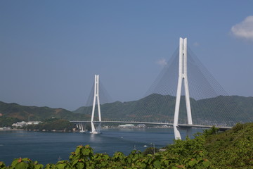 多々羅大橋　瀬戸内海