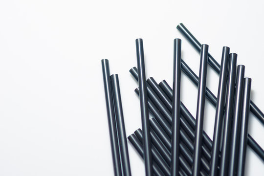 Black Drinking Straws, bottom right corner