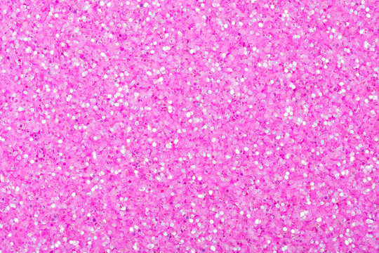 Shiny pink glitter background with pink sparkles, stylish Christmas texture for elegant view. High quality texture in extremely high resolution, 50 megapixels photo.