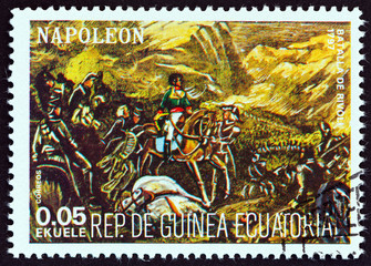 Napoleon, the Battle of Rivoli, 1797 (Equatorial Guinea 1977)