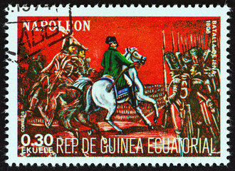 Napoleon, the Battle of Jena, 1806 (Equatorial Guinea 1977)