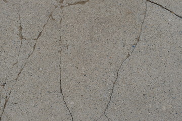  Crack on a concrete surface in Los Angeles for interior design.