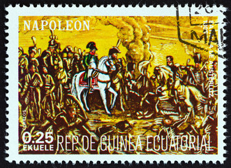Napoleon, the Battle of Austerlitz, 1805 (Equatorial Guinea 1977)