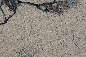  Crack on a concrete surface in Los Angeles for interior design.