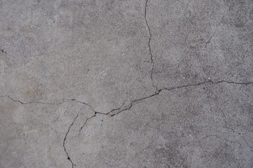 Obraz premium Crack on a concrete surface in Los Angeles for interior design.