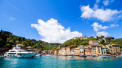 Fototapeta na wymiar Portofino, an Italian famous holiday resort.