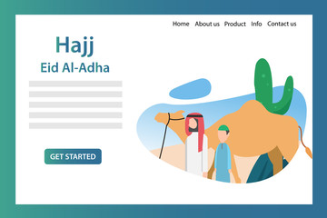 Islamic design for Hajj and Eid al-Adha