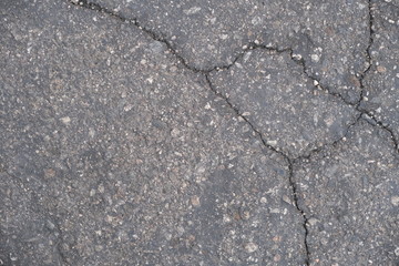  Crack on a concrete surface in Los Angeles for interior design.