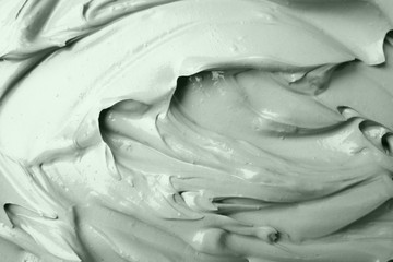 Texture of professional face mask as background, closeup