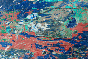 Rustic wood background / Rustic wood background, texture with weathered layers of paint.