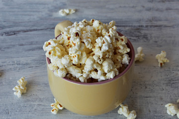 popcorn in a bowl