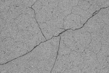  Crack on a concrete surface in Los Angeles for interior design.