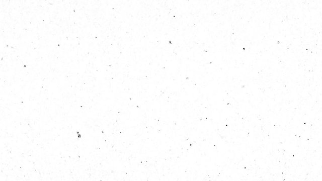 Crumpled paper sheet seamless texture, black and white copy space, motion graphic