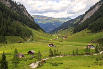 Wimmertal, Austria beautiful valley in Gerlos