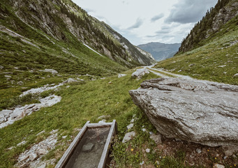 Wimmertal, Austria beautiful valley in Gerlos