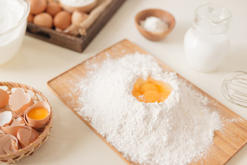 Baking ingredient's preparation. - Image