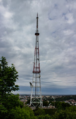 Architecture of Lviv. Lviv is the cultural center of Ukraine. Television and town hall in the center. Tourist attractions. .