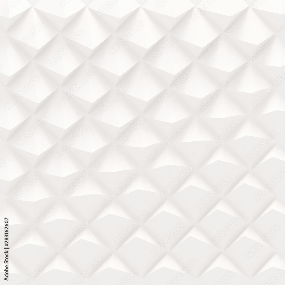 Poster illustration of 3d parametric pattern