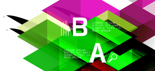 Colorful repeating triangles modern geometric in contemporary style on white background. Abstract geometric shape. Modern stylish texture