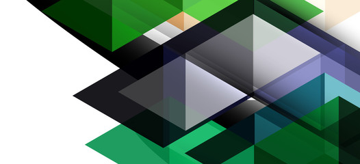 Colorful repeating triangles modern geometric in contemporary style on white background. Abstract geometric shape. Modern stylish texture