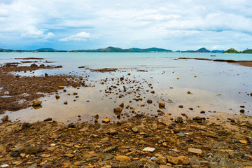 Serene beach seascape. This image was taken in thailand.