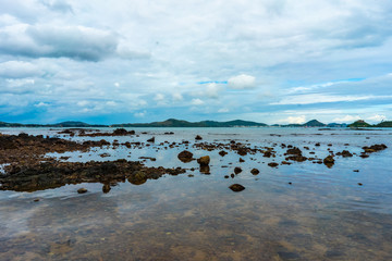 Naklejka premium Serene beach seascape. This image was taken in thailand.