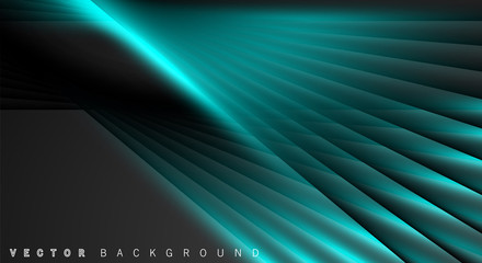 Blue light line shadow dark grey luxury background
