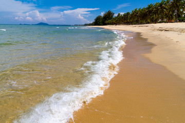 Beach Ban Krut Beach idyllic with sunlight