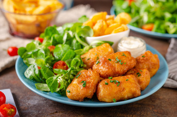 Homemade fish and chips