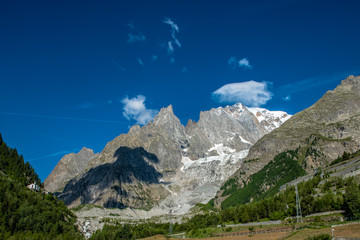 courmayeur  the valley mont blanc