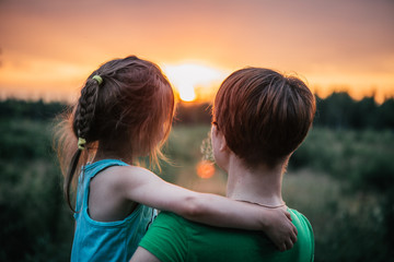 mother and daughter