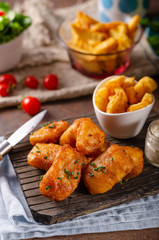 Homemade fish and chips
