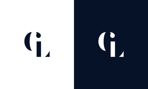 Abstract letter CL logo. This logo icon incorporate with abstract shape in the creative way.