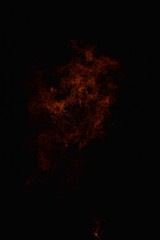 Flames in the night