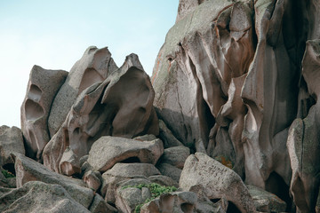 Beautiful rock formations of Valle della Luna (Moon Valley), Santa Teresa di Gallura (Sardinia)