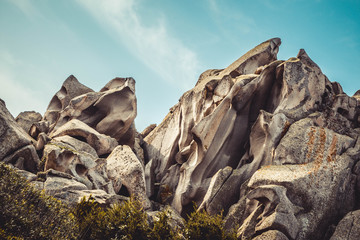 Beautiful rock formations of Valle della Luna (Moon Valley), Santa Teresa di Gallura (Sardinia)