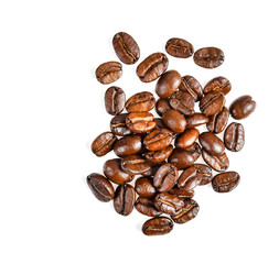 coffee bean isolated on white background