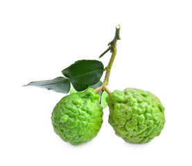 Bergamot isolated on white background