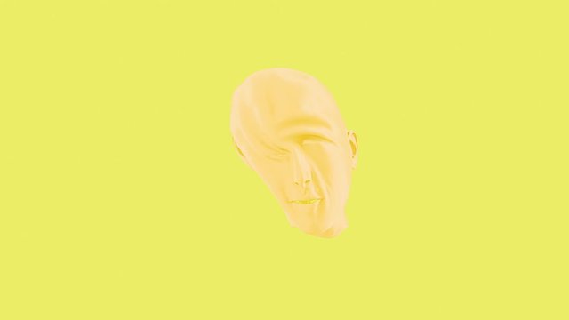 Abstract Warping Head is a creative-looking stock motion graphics background with an animated human's head warping in colorful virtual space