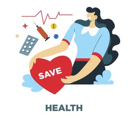 Health, human needs and heart rate, medical insurance