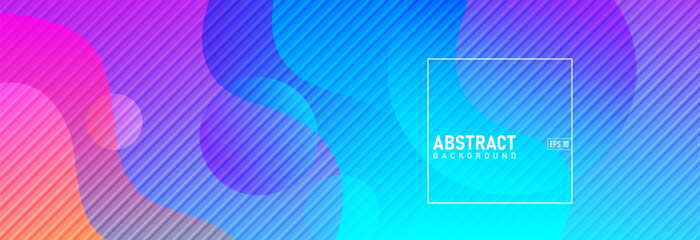 Colorful abstract geometric background. Fluid gradient shapes composition. Eps10 vector.