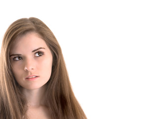 Naklejka premium attractive girl
