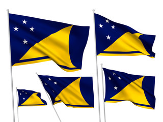 Vector flags of Tokelau