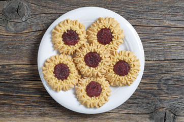 Shortbread cookies with filling