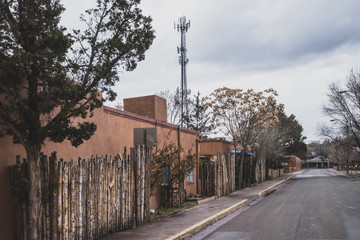 Downtown Santa Fe, New Mexico, USA